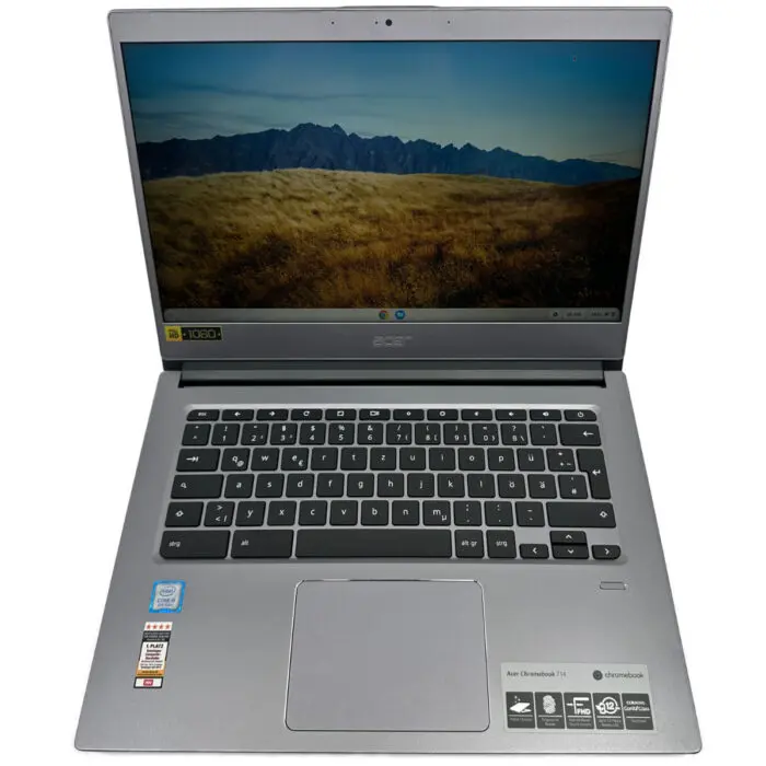 Acer Chromebook 714, Intel i5-8250U, 16GB RAM, 128GB SSD, Touchscreen, ChromeOS