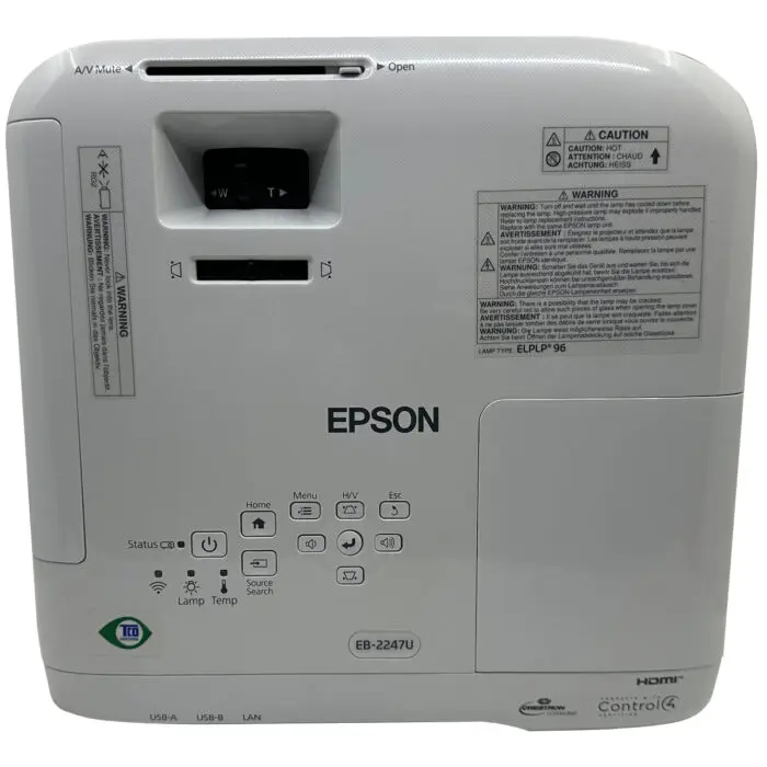 Epson EB-2247U, LCD, 1920 x 1200, bis zur 1080p, Lampen Restkapazität 5454h