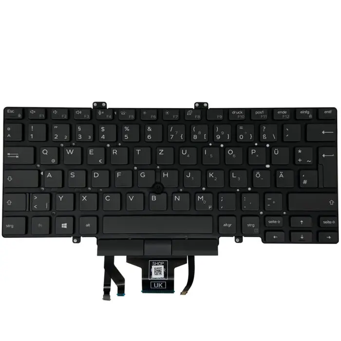 Dell Latitude 5400/5410/5411, Deutsche LED Tastatur, 0K702V - K702V