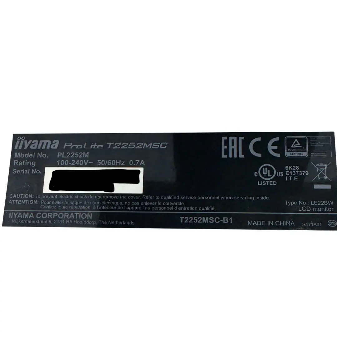 iiyama ProLite T2252MSC-B1, 21,5", IPS / Touchscreen, FHD – Bild 3