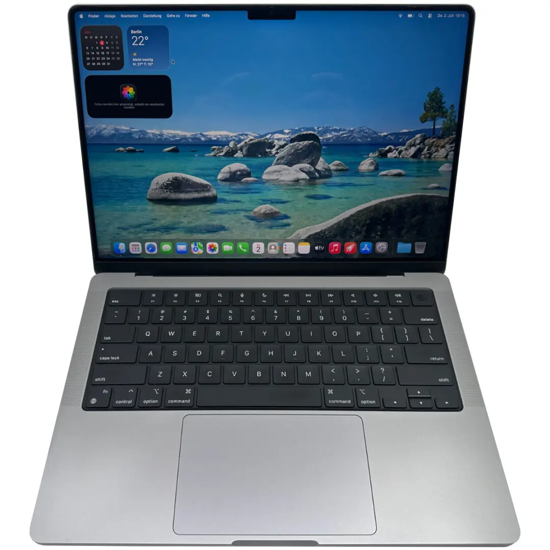 Apple MacBook Pro 2021, M1 Pro, 16GB RAM, 500 GB Festplatte, QWERTY, macOS
