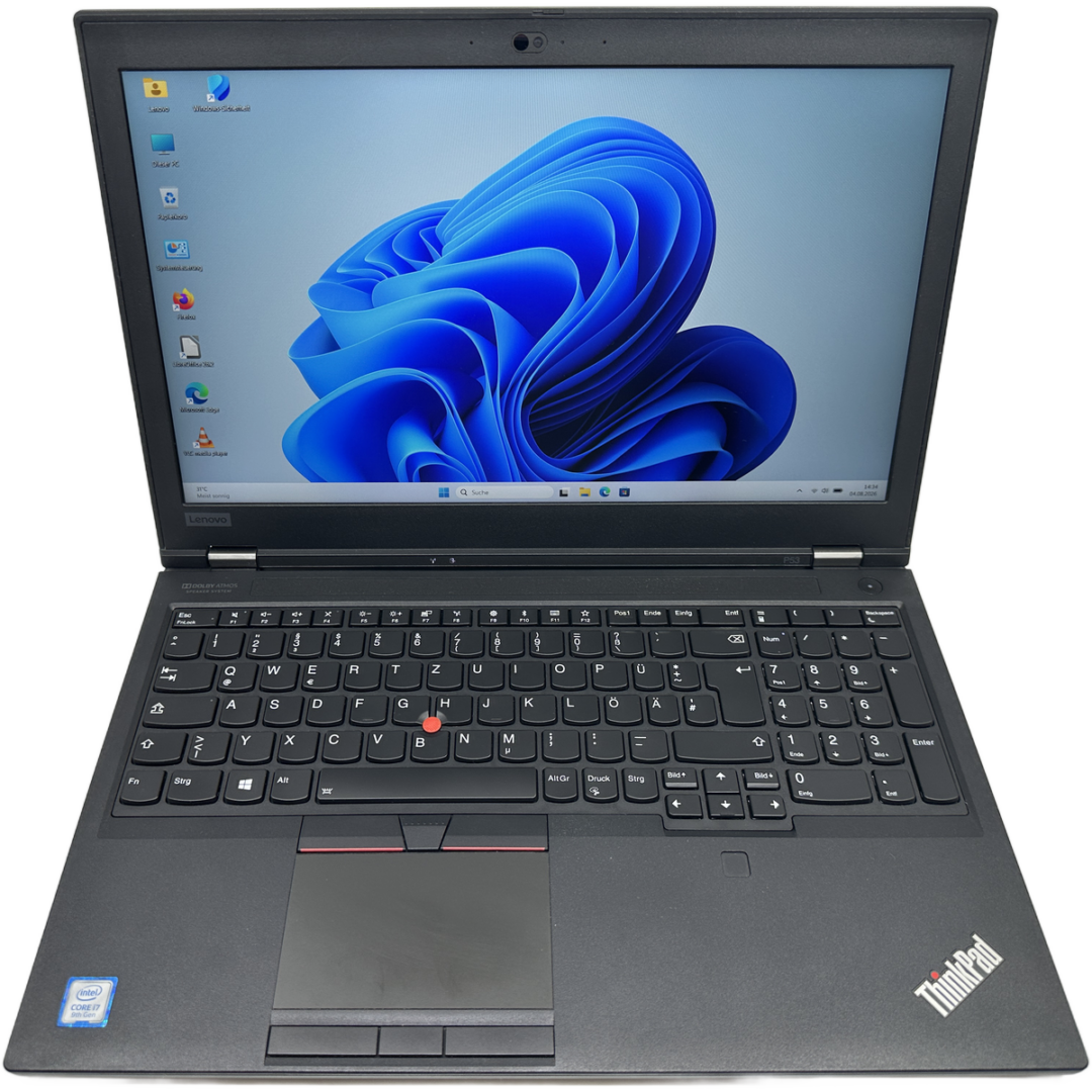 Lenovo ThinkPad P53, Intel i7-9750H, 32GB RAM, 256GB SSD, Win 11